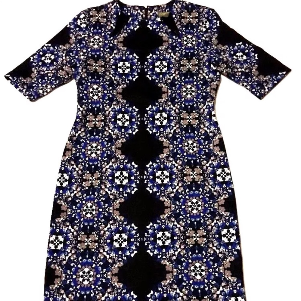 Versona Taylor sheath dress stretch floral